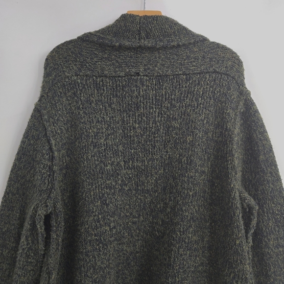 By Anthropologie Josie Cardigan Sweater‎ Chunky Knit Holly Green - Picture 12 of 15